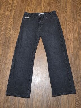 Wilke-Rodriguez Men’s Black Denim Jeans Made in Canada Waist 31 Straight Fit A16